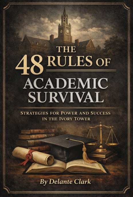 PRE ORDER: 48 LAWS OF ACADEMIC SURVIVAL